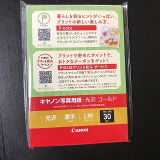 キャノン写真用紙　光沢ゴールド　お試し用紙30枚入り(その他)