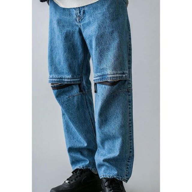 BEAUTY&YOUTH UNITED ARROWS(ビューティアンドユースユナイテッドアローズ)の＜monkey time＞DENIM KNEE ZIP PANTS/デニムパンツ メンズのパンツ(デニム/ジーンズ)の商品写真