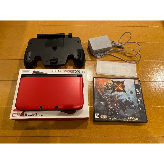 ニンテンドー3DS - ニンテンドー3DSLL本体、モンスターハンタークロス