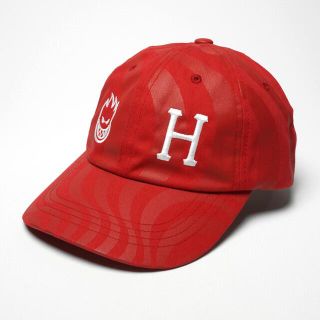 ハフ(HUF)の新品 HUF x SPITFIRE キャップ 赤 スピットファイヤー ハフ(キャップ)