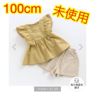 エフオーキッズ(F.O.KIDS)の【未使用】女の子　夏服　100cm カットソー (Tシャツ/カットソー)