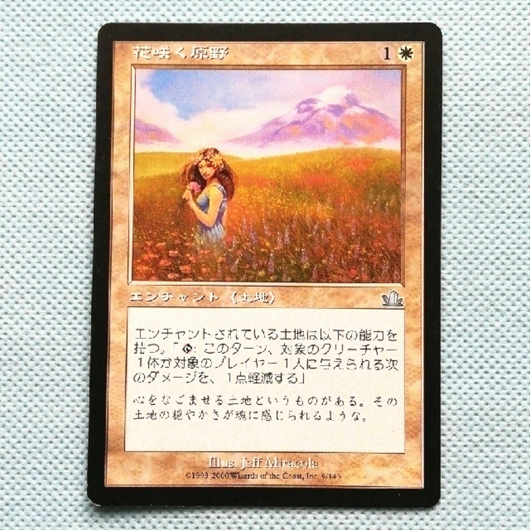 マジック：ザ・ギャザリング(マジックザギャザリング)の♡人気カード♡【MTG】プロフェシー版・(日本語)花咲く原野 エンタメ/ホビーのトレーディングカード(シングルカード)の商品写真