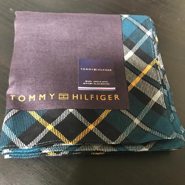 TOMMY HILFIGER(トミーヒルフィガー)のTOMMY HILFIGER ハンカチ新品 メンズのファッション小物(ハンカチ/ポケットチーフ)の商品写真