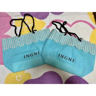 イング(INGNI)のINGNI 不織布　ショップ袋　2点セット(ショップ袋)