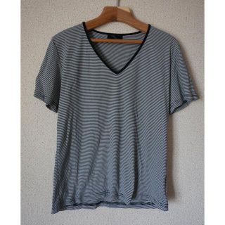 ボーダーシャツ　Lサイズ(Tシャツ/カットソー(半袖/袖なし))