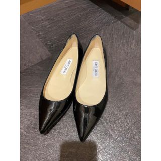 マノロブラニク(MANOLO BLAHNIK)のジミーチュウ◎フラットパンプス(バレエシューズ)