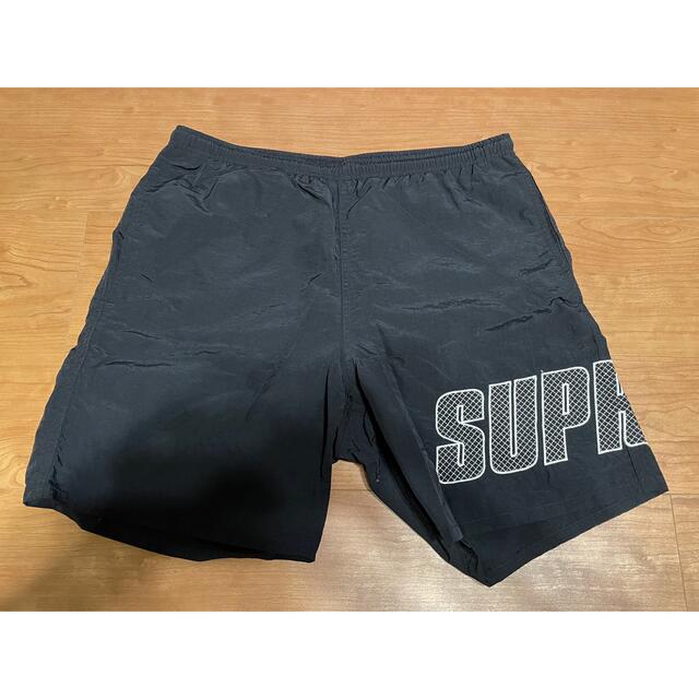 L Supreme Applique Water Short 黒 国内正規品