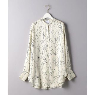 UNITED ARROWS UWMSC フラワー バンドカラーシャツ