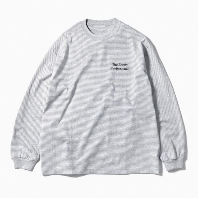 1LDK SELECT - ennoy ロンT GRAY × NAVYの通販 by shop|ワンエル