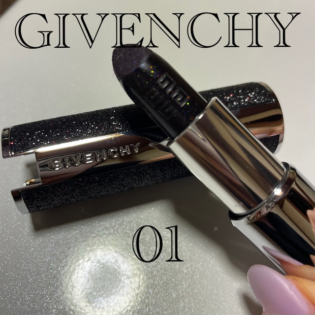 GIVENCHY(ジバンシィ)のルージュジバンシイノワール01 ナイトインライト コスメ/美容のベースメイク/化粧品(口紅)の商品写真