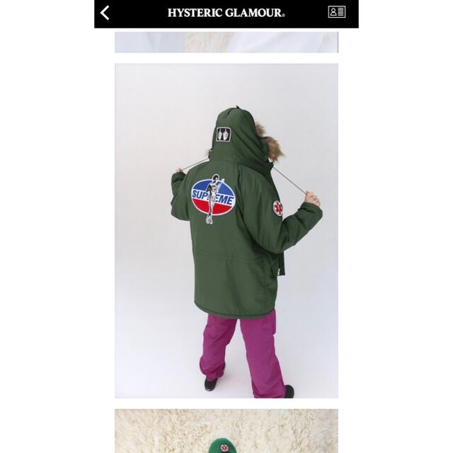 HYSTERIC GLAMOUR(ヒステリックグラマー)のSupreme×HYSTERIC GLAMOUR   N-3B Parka メンズのジャケット/アウター(ミリタリージャケット)の商品写真