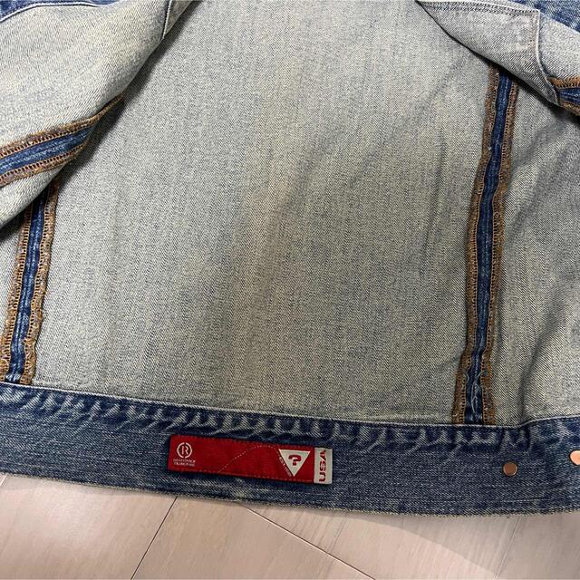 GUESS(ゲス)のGUESS JEANS デニムジャケット　メンズ　XL メンズのジャケット/アウター(Gジャン/デニムジャケット)の商品写真