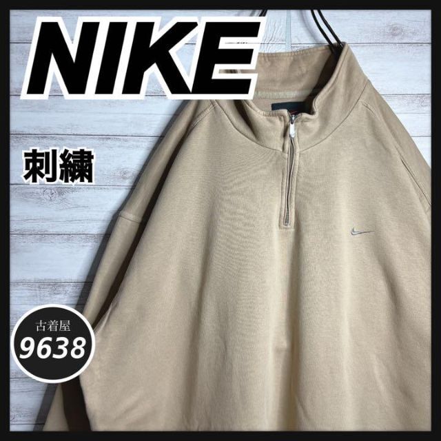 【超希少デザイン】NIKE☆両面2連ロゴスウェット　入手困難　ゆるだぼ　美品