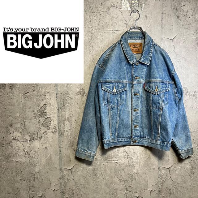 39s80【BIG JOHN】デニム　ジャケット　ジージャン　短丈　ビッグジョン