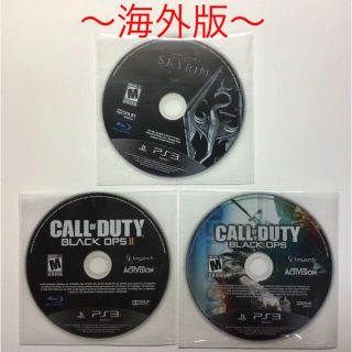 PS3 ソフト 海外版 3枚セット(家庭用ゲームソフト)