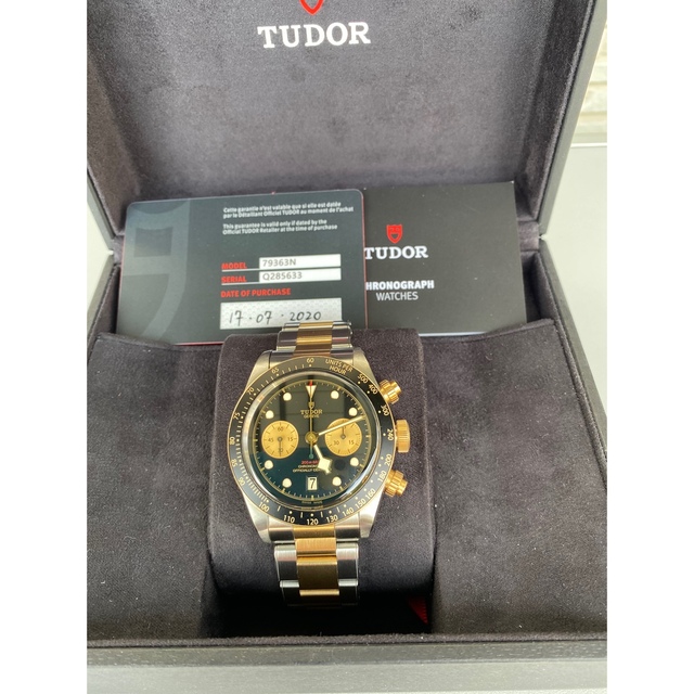 限界値下げチューダーTUDOR ヘリテージ ブラックベイ クロノ S&G www ...