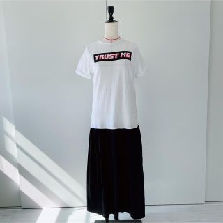 ザラ(ZARA)のZARA♡Tシャツワンピース　マキシ丈(ロングワンピース/マキシワンピース)