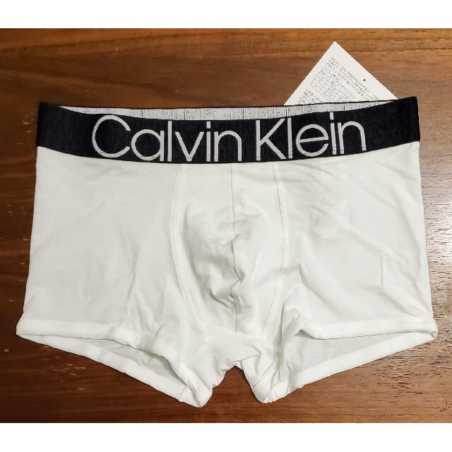 Calvin Klein(カルバンクライン)のカルバンクライン　新品　メンズ　ボクサーパンツ(ロゴ/ホワイトS) メンズのアンダーウェア(ボクサーパンツ)の商品写真