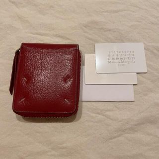 マルタンマルジェラ(Maison Martin Margiela)のMaison Margiela マルジェラ　財布　二つ折り　レッド　赤(財布)