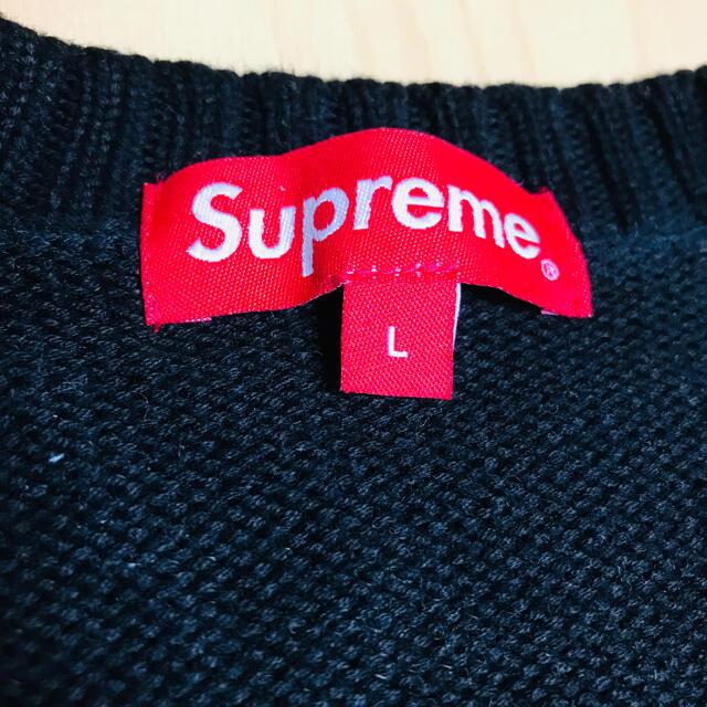 Supreme - Supreme Nate Lowman Sweater 黒 Lサイズ セーターの通販 by ...