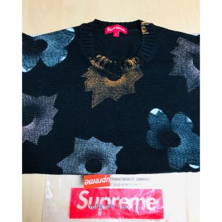 Supreme - Supreme Nate Lowman Sweater 黒 Lサイズ セーターの