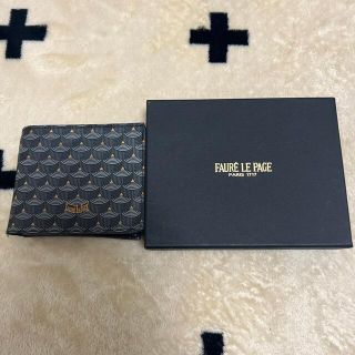 フォレルパージュ(Faure Le Page)のフォレルパージュ/二つ折財布/エカーユ柄/ユニセックス/メンズ財布(折り財布)