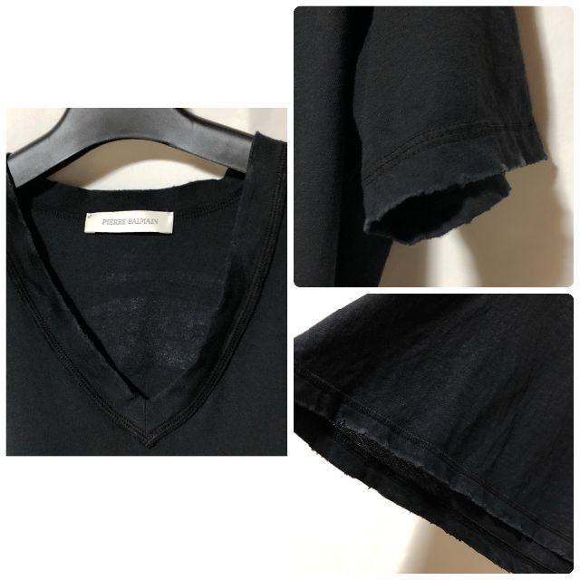 Pierre Balmain - BALMAIN ダメージ Tシャツ XS/ピエール Pierre Balmain - BALMAIN ダメージ Tシャツ XS/ピエール