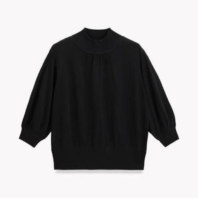 Theory luxe 21ss プルオーバーチュニックニット ブラック