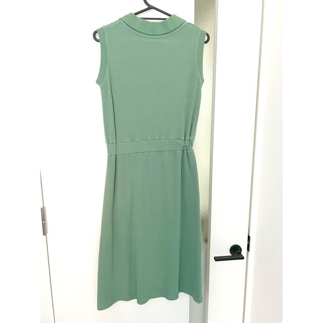 FRED PERRY(フレッドペリー)のFRED PERRY Sleeveless Pique Dress グリーン レディースのワンピース(ひざ丈ワンピース)の商品写真