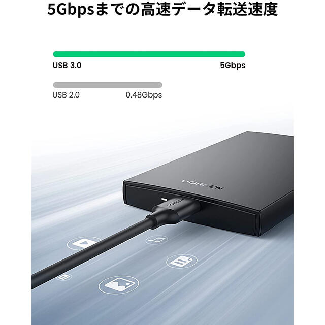 SSHD 外付け USB3.0 ハイブリッド 1000GB 1TB 新品 ケース