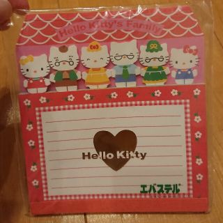 ハローキティ(ハローキティ)のエバステル非売品HELLO KITTYメモ帳(ノベルティグッズ)