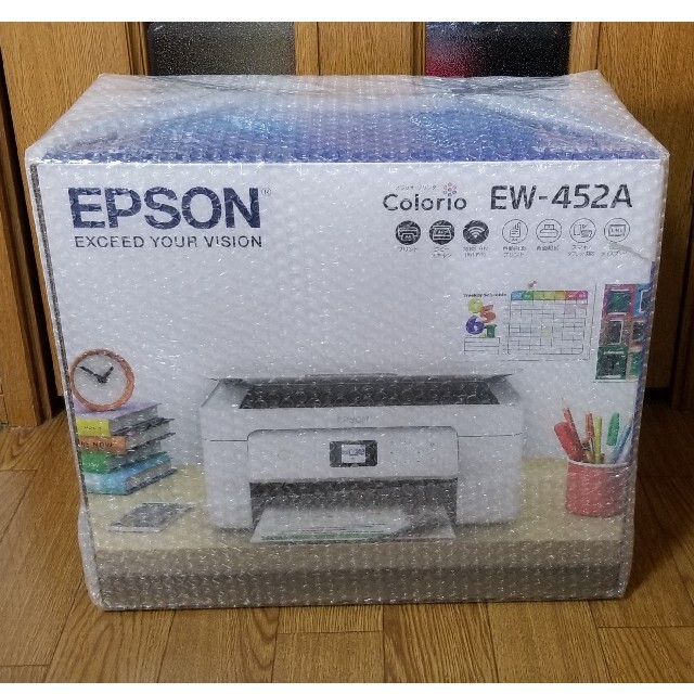 EPSON(エプソン)の【新品未開封】EPSON EW-452A エプソン プリンター インクジェット スマホ/家電/カメラのPC/タブレット(PC周辺機器)の商品写真