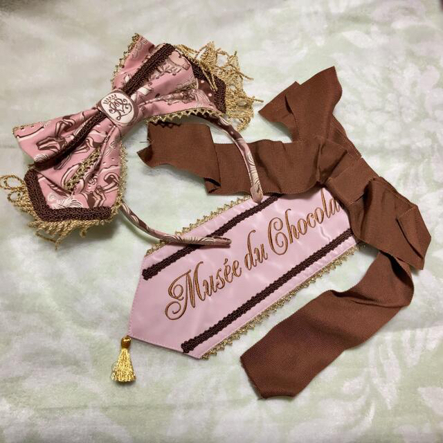 Angelic Pretty(アンジェリックプリティー)のAngelic Pretty musee du chocolat JSK+KC レディースのワンピース(ひざ丈ワンピース)の商品写真