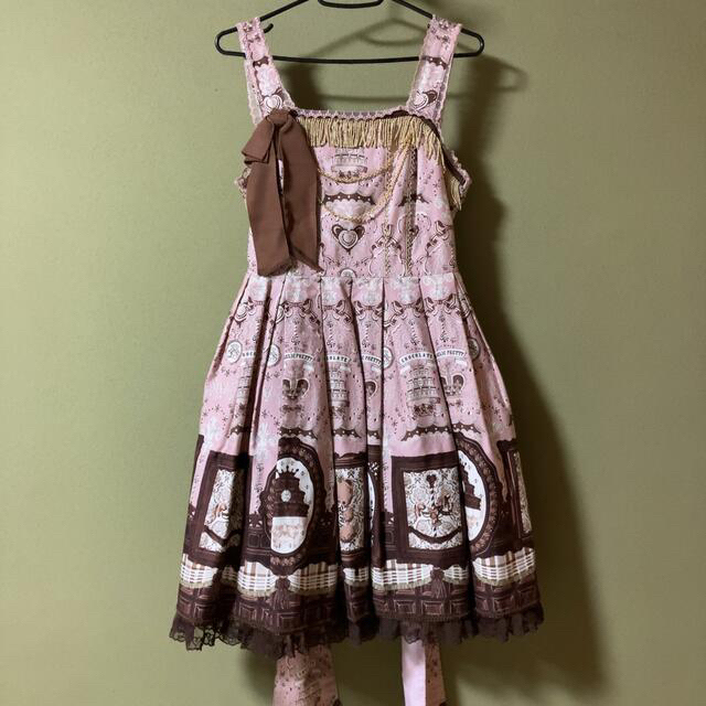 Angelic Pretty(アンジェリックプリティー)のAngelic Pretty musee du chocolat JSK+KC レディースのワンピース(ひざ丈ワンピース)の商品写真