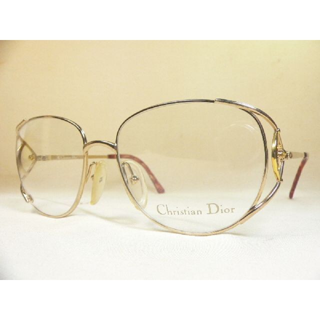 Christian Dior ヴィンテージ 眼鏡フレーム ストーン付 ディオール