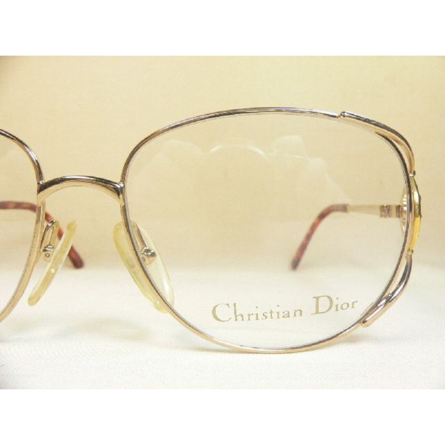 Christian Dior ヴィンテージ 眼鏡フレーム ストーン付 ディオール