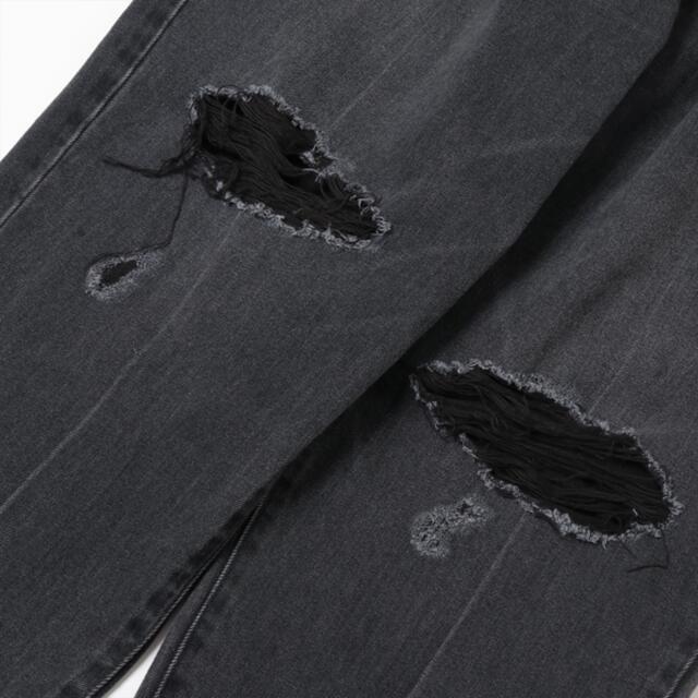 doublet 21ss DAMAGED SILK DENIM PANTS | www.formation-reflexologie.eu