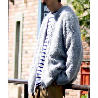 ワンエルディーケーセレクト(1LDK SELECT)のTHE INOUE BROTHERS  SURI CARDIGAN グレー(カーディガン)