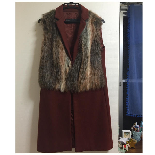 ZARA(ザラ)のZARA ファーコート レディースのジャケット/アウター(毛皮/ファーコート)の商品写真