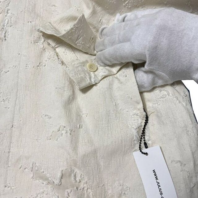Julius 21SS ノーカラー 比翼 コート SAMPLE品 | myglobaltax.com