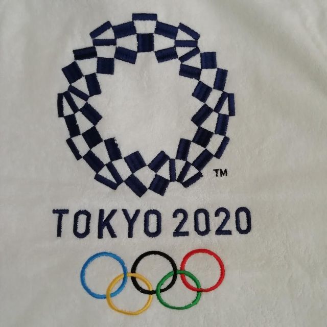 新品タオル地バスローブ 東京オリンピック　公式ライセンス/JOC・東京2020 2