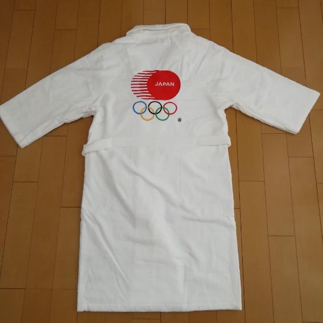 新品タオル地バスローブ 東京オリンピック　公式ライセンス/JOC・東京2020 5