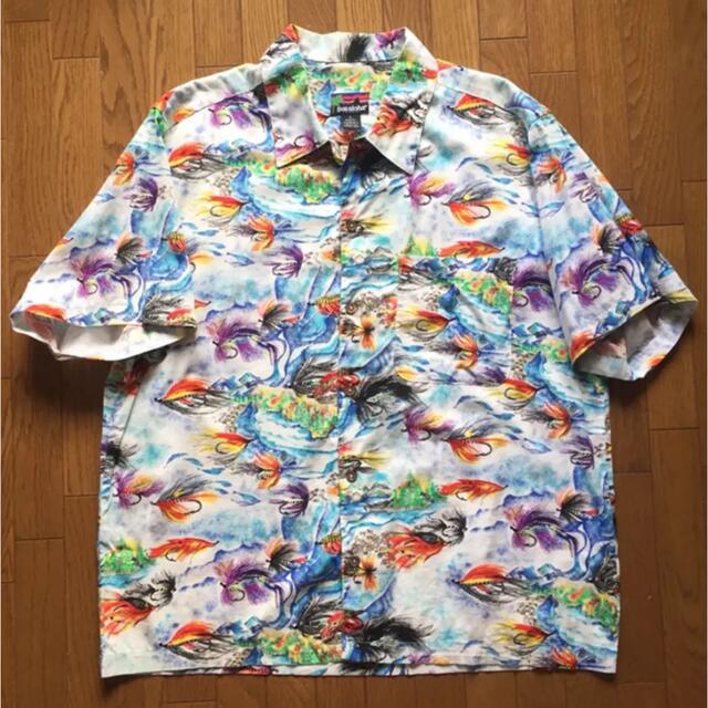 【90s patagonia】パタゴニアパタロハ リバーヴィジョンズ L 毛針