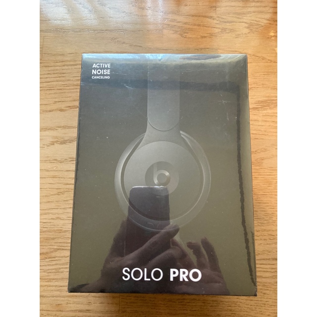 Beats by Dr Dre(ビーツバイドクタードレ)の【新品未開封】Apple Beats Solo Pro ヘッドホン　ブラック スマホ/家電/カメラのオーディオ機器(ヘッドフォン/イヤフォン)の商品写真