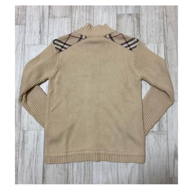 BURBERRY(バーバリー)のBURBERRY バーバリー フルジップアップ ニットセーター キッズ/ベビー/マタニティのキッズ服男の子用(90cm~)(ニット)の商品写真