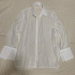 select MOCA セレクトモカ　白のシフォンブラウス(シャツ/ブラウス(長袖/七分))