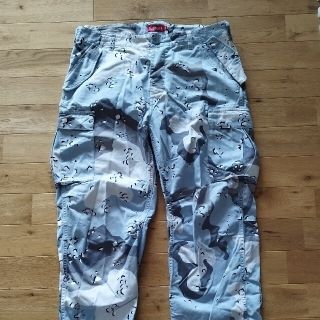 シュプリーム(Supreme)のSupreme Cargo Pant カーゴパンツ W36 ブルーカモ 20ss(ワークパンツ/カーゴパンツ)