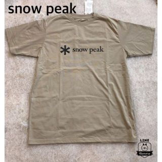 スノーピーク(Snow Peak)のスノーピーク　Tシャツ　ベージュ　新品未使用　サイズXL プレミア(Tシャツ/カットソー(半袖/袖なし))