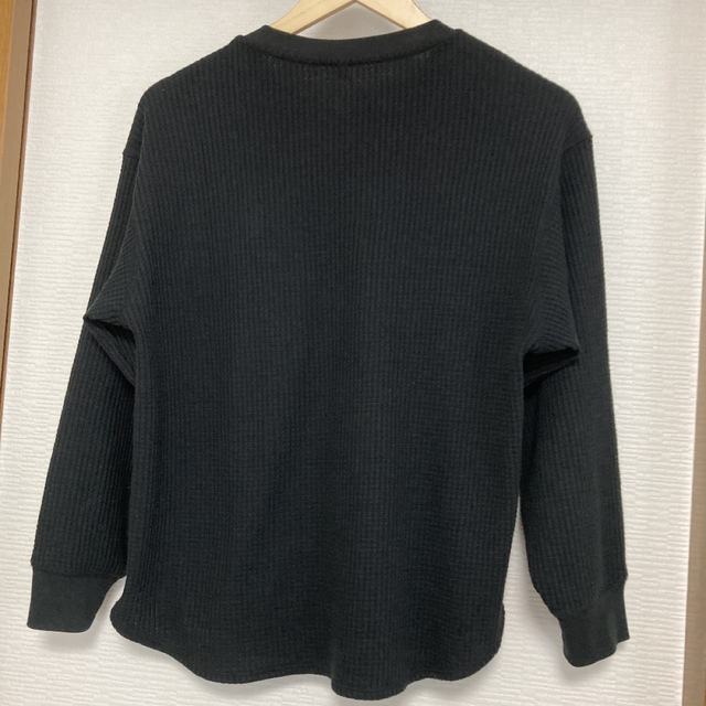 UNIQLO(ユニクロ)のワッフルクールネックTシャツ レディースのトップス(Tシャツ(長袖/七分))の商品写真