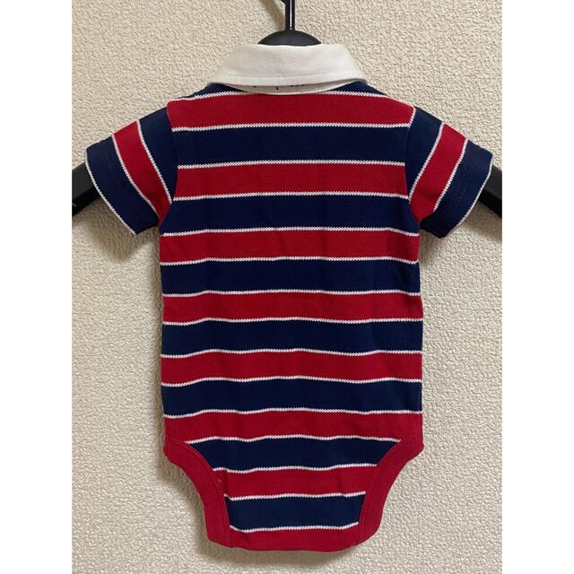 babyGAP(ベビーギャップ)のbabyGAP ポロシャツ風 ベビーロンパース キッズ 男女兼用 キッズ/ベビー/マタニティのベビー服(~85cm)(ロンパース)の商品写真